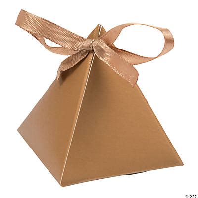 metallic triangle favor boxes|triangle shaped box.